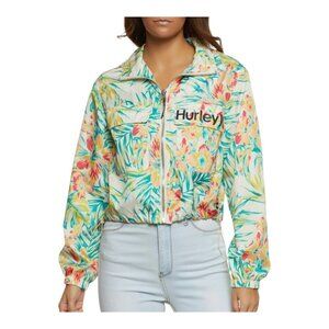 Hurley Tropical Print Hooded Wind Breaker